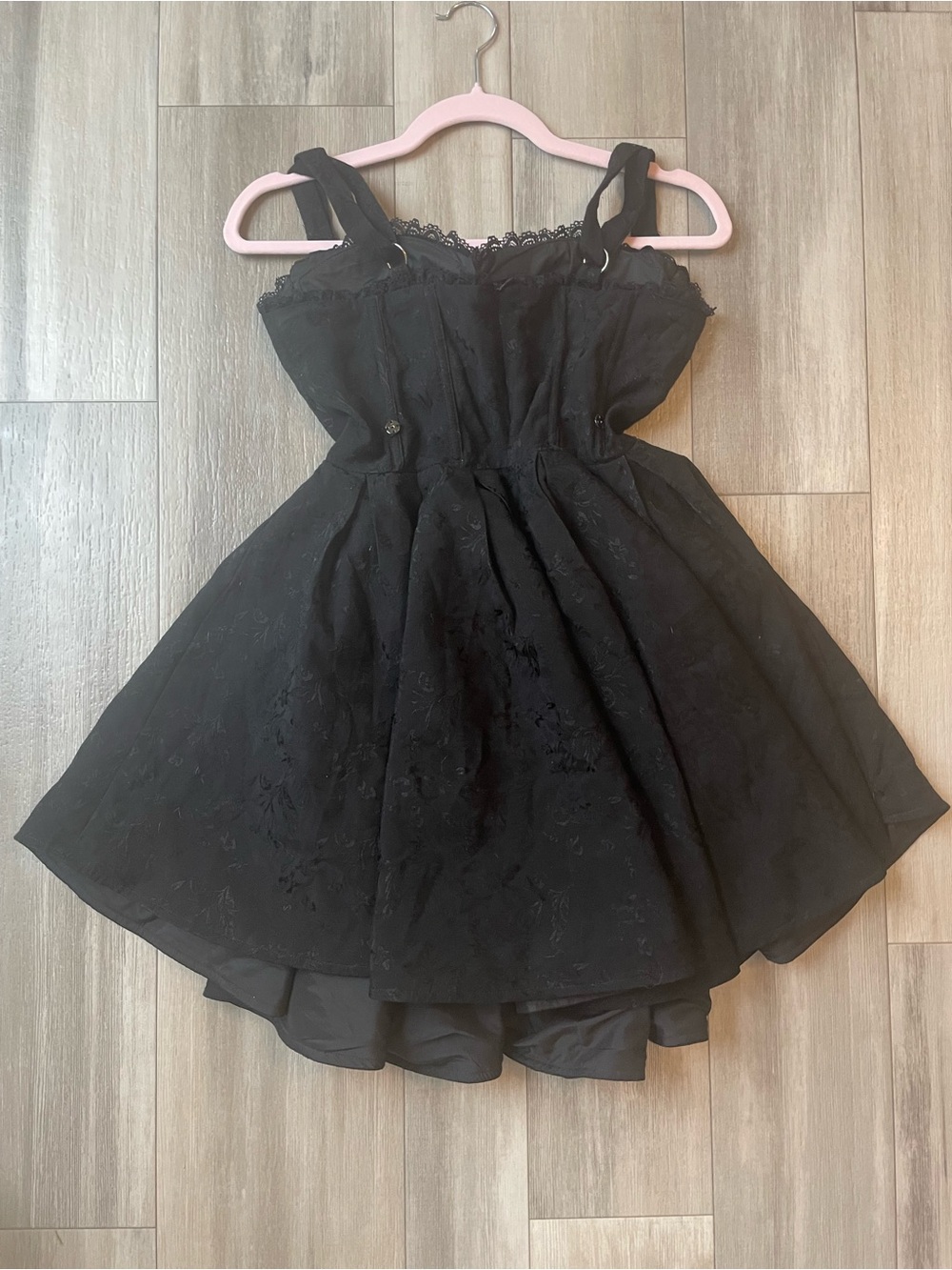 Fashion Nova Black Mini Dress with Sweetheart Bust - Picture 2 of 3
